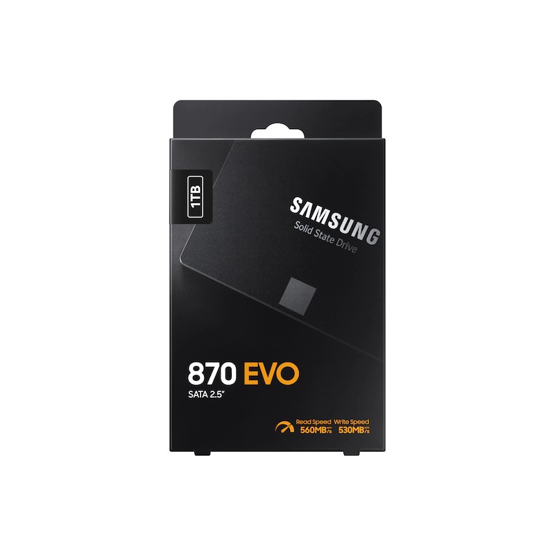 Ổ cứng SSD Samsung 870 Evo 250GB / 500GB / 1TB / 2.5-Inch SATA III (Đen) - Phụ ...