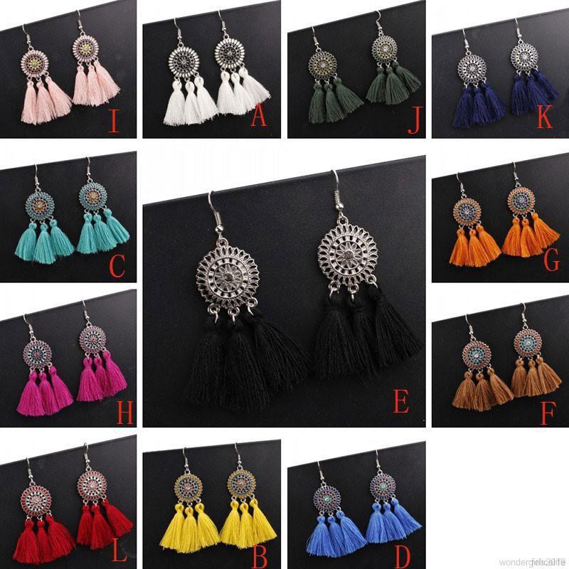 Khuyên Tai Tua Rua Phong Cách Thời Trang Bohemian