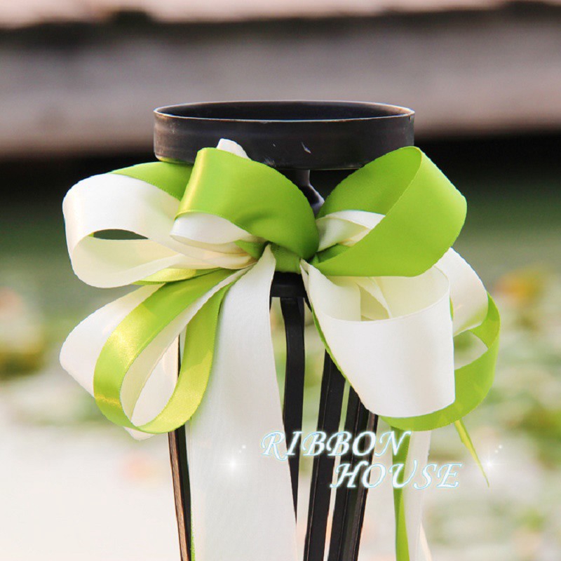 Cuộn Dây Ruy Băng 40mm Dài 25 Yard Trang Trí Giáng Sinh