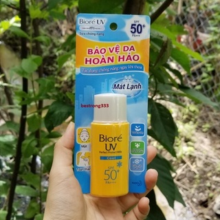 Bioré sữa chống nắng bảo vệ hoàn hảo mát lạnh uv spf50+/pa+++ 25ml