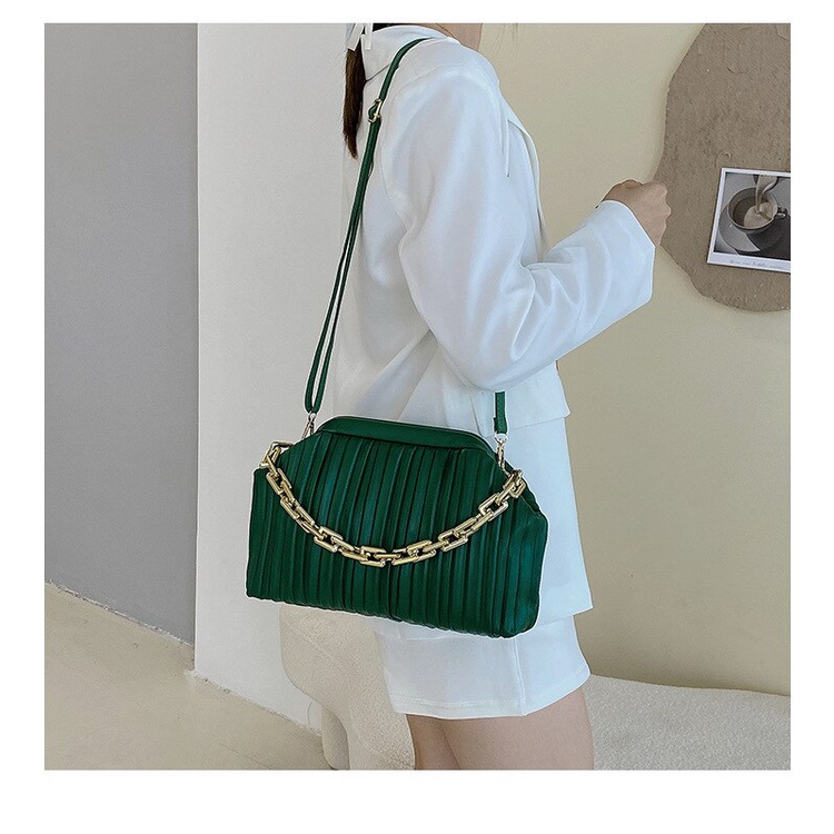 Túi xách JASMIN NOIR da PU vuông nhỏ dây xích đeo chéo thời trang nữ