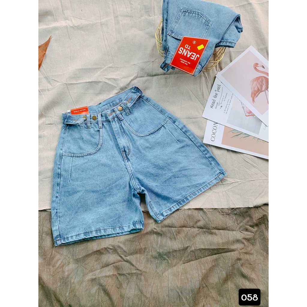 Quần ngố lưng shorts jeans cạp kiểu 064 lưng cao nữ ulzzang VM STYLE 22SJU03TD2311 | BigBuy360 - bigbuy360.vn