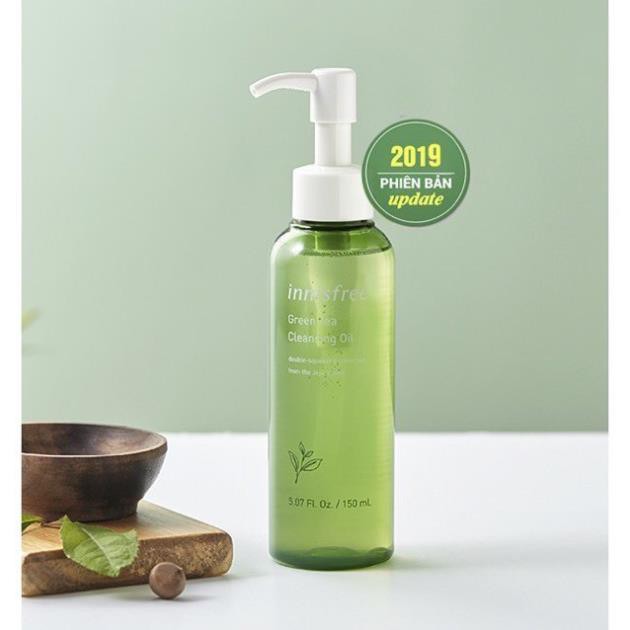 💝 Hàng Chính Hãng 💝 Dầu Tẩy Trang Chiết Xuất Từ Trà Xanh Innisfree Green Tea Cleansing Oil 150ml