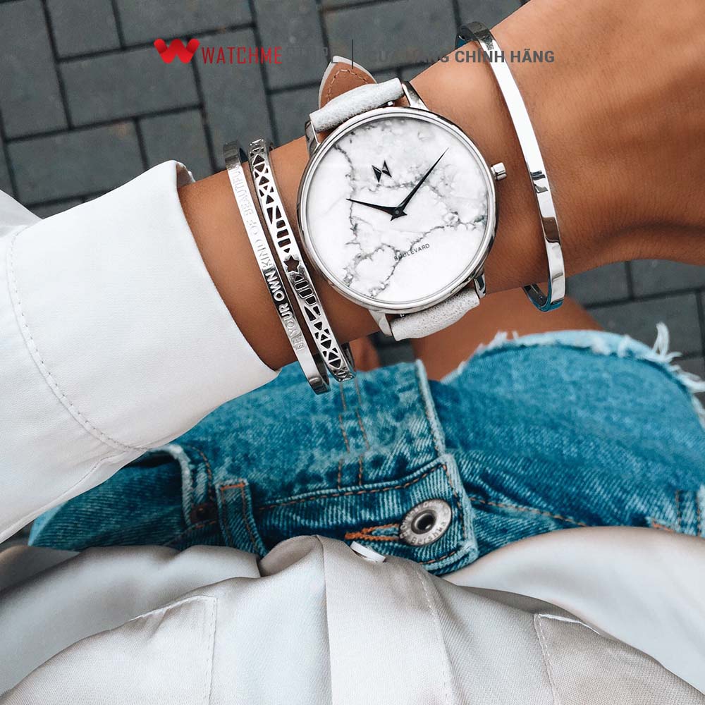 [ ĐẶC BIỆT 18-29.07 - VOUCHER 10%] - Đồng hồ Nữ MVMT dây da 38mm - D-MB01-TIMA