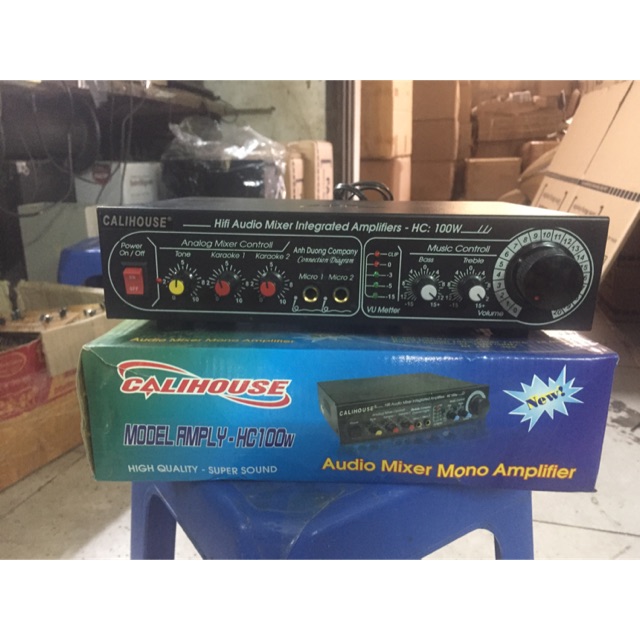 Amply karaoke mini PA100