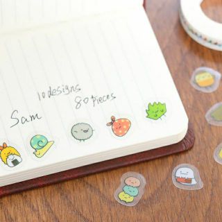 Bộ 80 sticker cắt sẵn amine