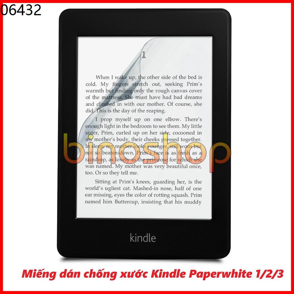 [Kindle Paperwhite] Miếng dán màn hình chống xước, chống lóa cho Kindle Paperwhite 1/2/3 (5th, 6th, 7th) / PPW4