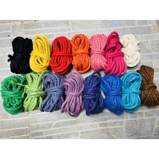 Cuộn 5m dây thừng 5mm nhiều màu sắc homemade 1 cuộn 5m dây thừng màu tự chọn
