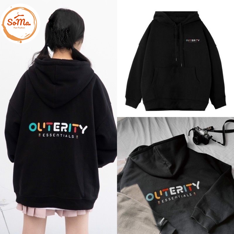 Áo Hoodie Zip Unisex Rainbow OUTERITY Nam/Nữ GonSu