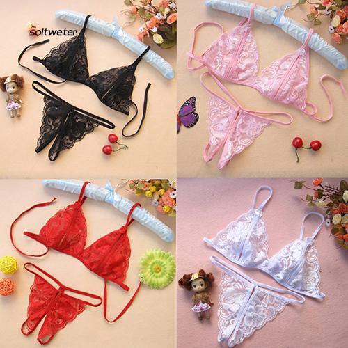 Set đồ lót bikini 2 mảnh nhiều màu phối ren cuốn hút cho nữ