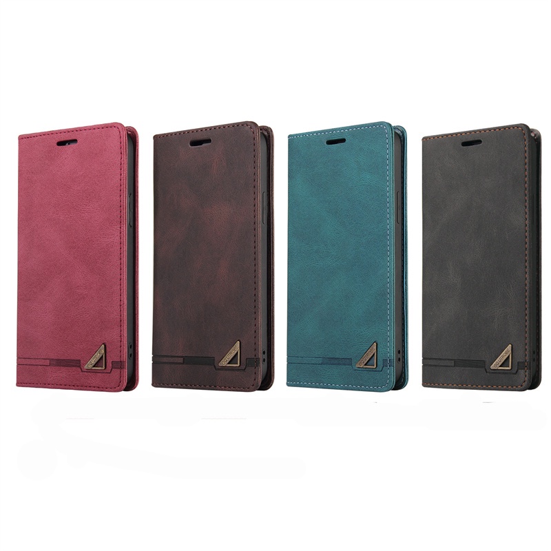 XIAOMI Ốp Điện Thoại Da Gập Nam Châm Chống Trộm redmi note 11 Note11 pro 11T 11 12 10 10C note 12 pro 5G