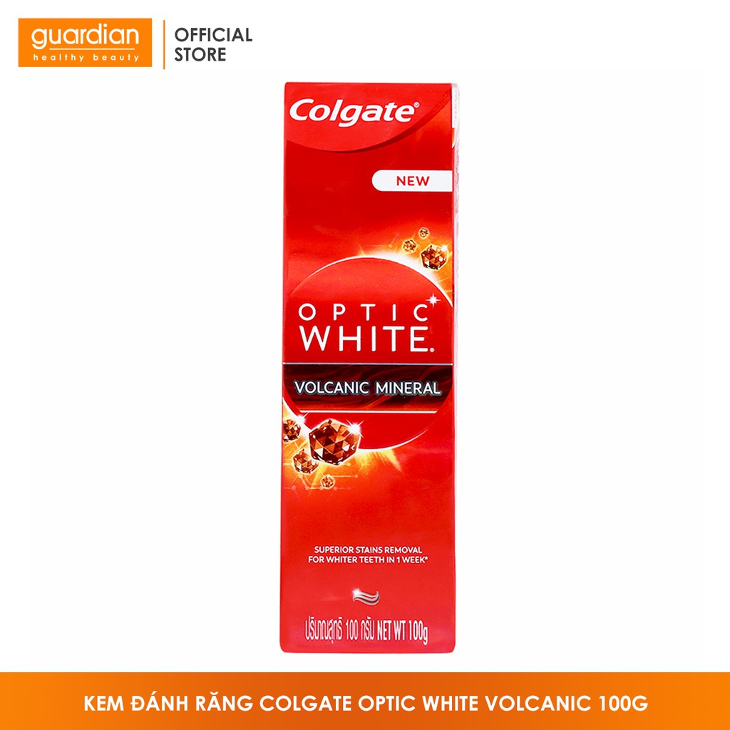 Kem đánh răng Colgate Optic White Volcanic 100g