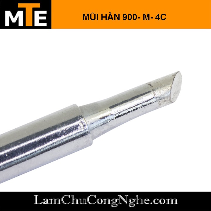 Mũi Hàn Hakko 900M-T-4C Trắng. Mũi hàn thiếc tương thích với mỏ hàn 907, 936...