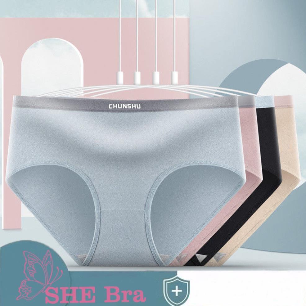 Quần Lót Nữ Cotton 100% Kháng Khuẩn Thoáng Khí Tôn Dáng QNU03