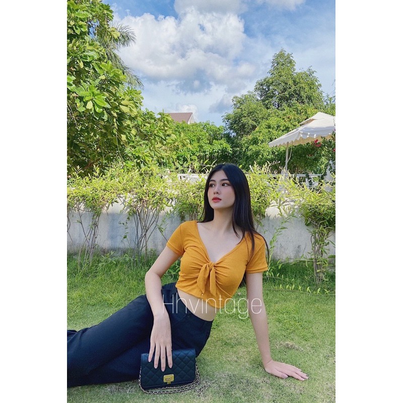 Áo nơ ngực tay ngắn | BigBuy360 - bigbuy360.vn