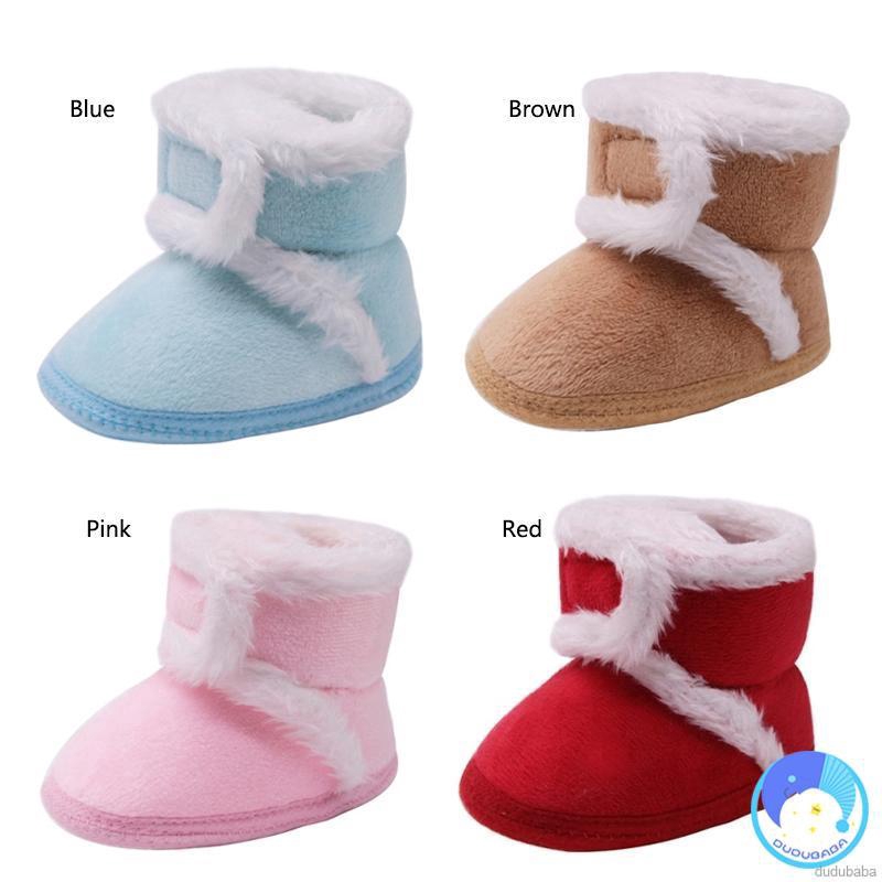 Giày bốt cổ cao đế mềm chống trượt thời trang cho bé từ 0-18 tháng tuổi