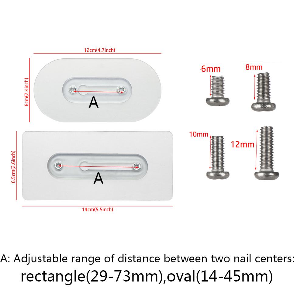 Set 2 Móc Treo Đồ Dán Tường Đa Năng Không Để Lại Dấu Vết