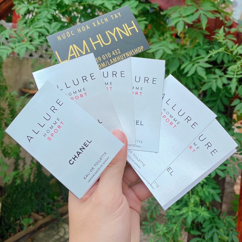 Vial nước hoa các loại Chanel 1,5ml