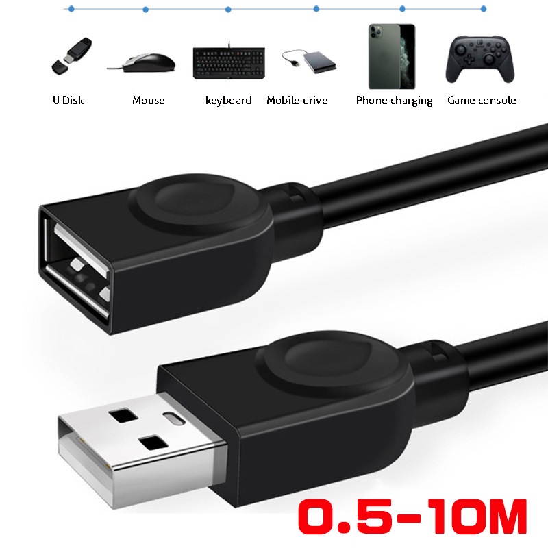 Cáp mở rộng usb 2.0 giao hàng nhanh cáp dữ liệu mở rộng nam sang nữ cáp dữ liệu mở rộng usb sang usb dây kết nối cáp mở rộng