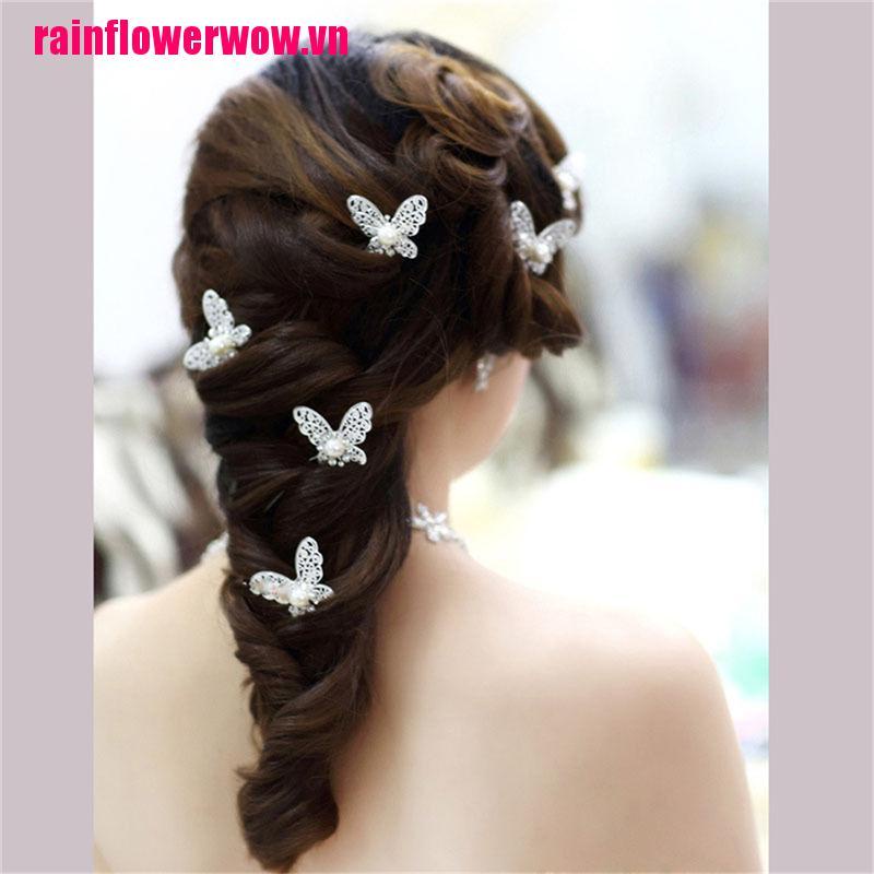 Trâm Cài Tóc Hình Bướm Đính Đá Lấp Lánh Sang Trọng