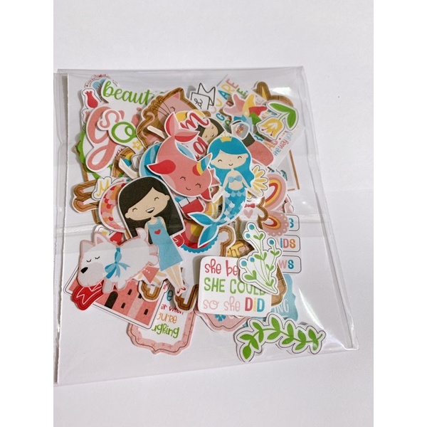 Sticker all girl cắt sẵn trang trí Love box,scrapbook và khung ảnh nổi
