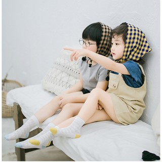 Tất cổ cao trắng mix giày cực xinh cho bé trai bé gái size 6 tháng đến 3 tuổi