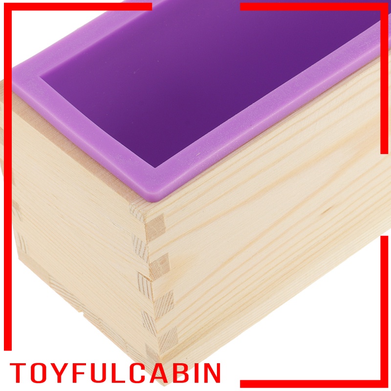 Khuôn Silicone Làm Xà Phòng Hình Chữ Nhật