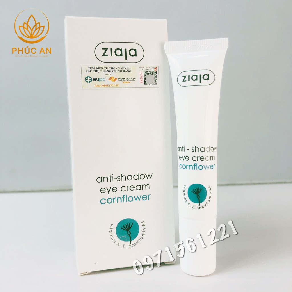 Kem chống thâm quầng mắt ✅CHÍNH HÃNG✅ Giảm vết thâm, làm sáng vùng da quanh mắt-  ZIAJA -15ml | BigBuy360 - bigbuy360.vn