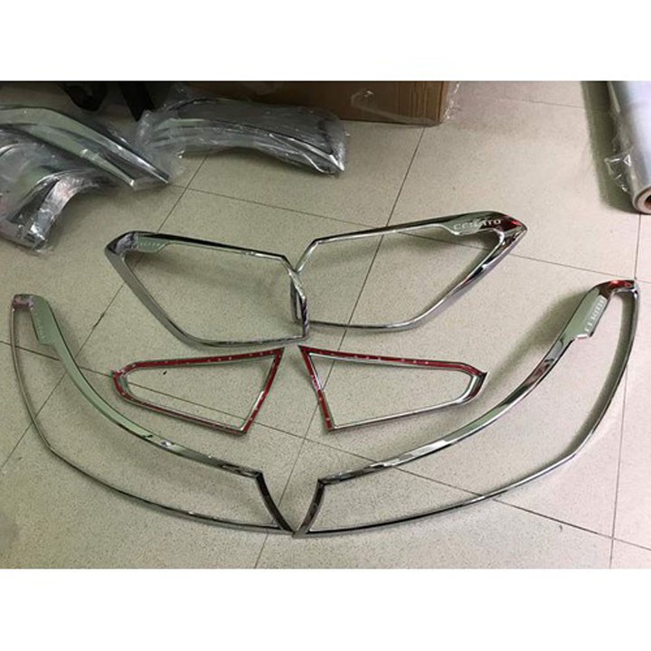 [Cerato 2015-2018] Ốp Viền Đèn Pha, Hậu Mạ Crom Kia Cerato 2015-2018