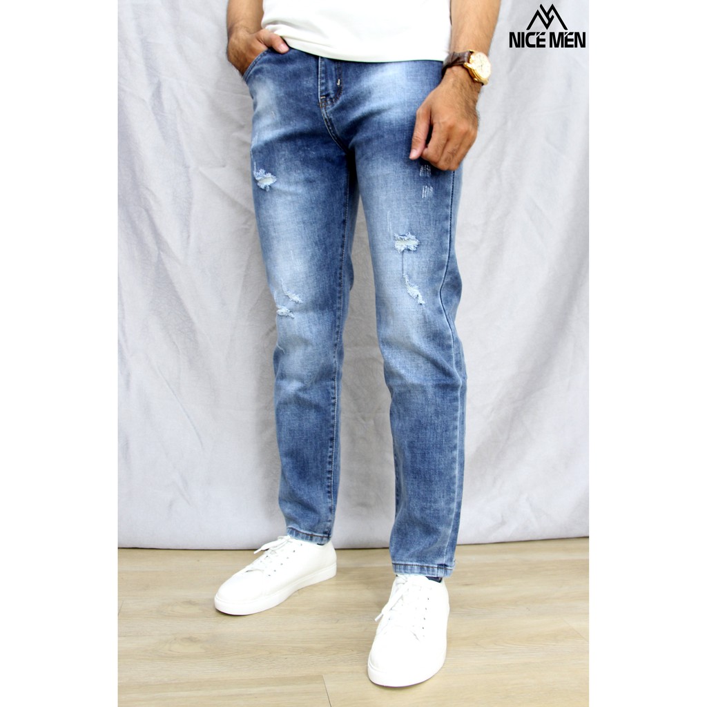 Quần Jeans Nam Rách Nice Men❤️️ FREESHIP ❤️️ ✔️ CAM KẾT ẢNH SHOP TỰ CHỤP✔️ HỖ TRỢ MIỄN PHÍ ĐỔI - TRẢ SẢN PHẨM.