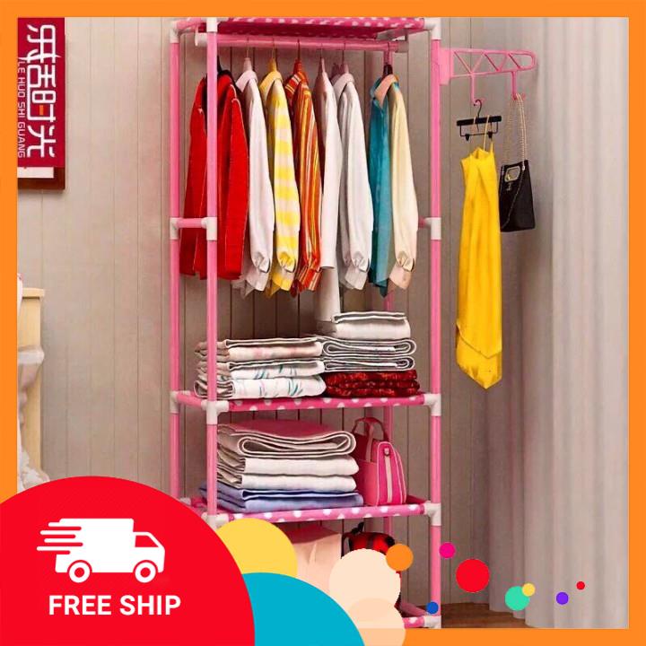 KỆ TREO QUẦN ÁO CHŨ H ĐA NĂNG