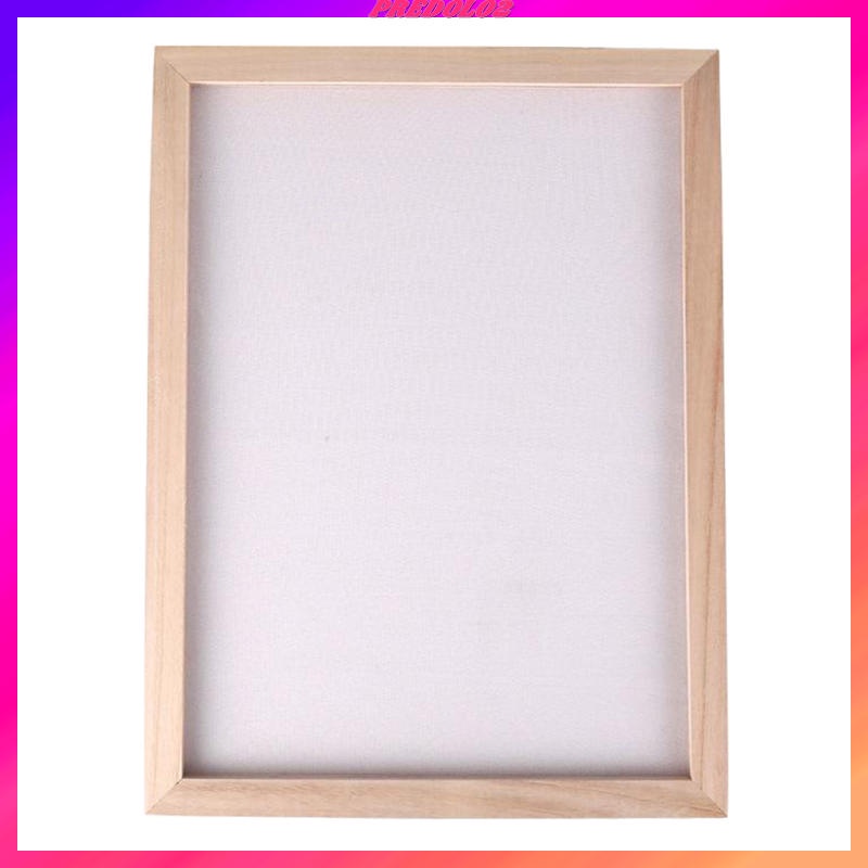 Bộ 2 Khuôn Làm Giấy Thủ Công Bằng Gỗ Kích Thước 15x18CM DIY