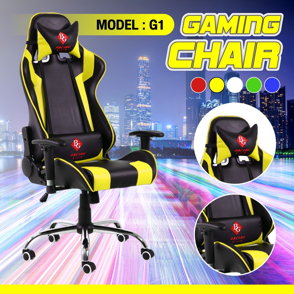 CHAIR - Ghế livestream giá rẻ,ghế gaming, văn phòng chất lượng cao cấp, chân xoay ngã 165 độ Mẫu G1 (nhiều màu)