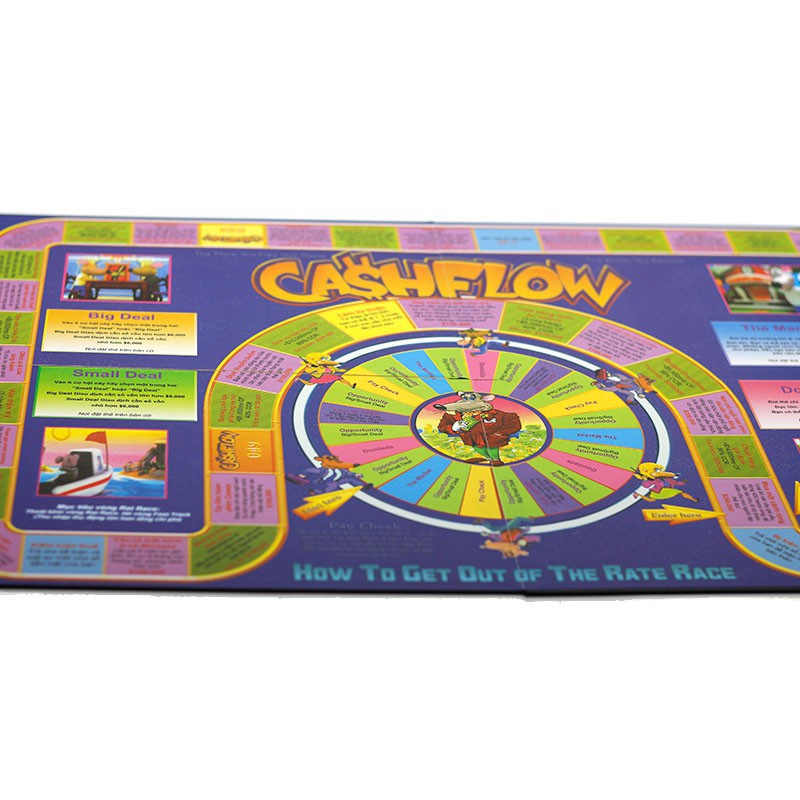 Trò chơi thẻ bài boardgame CashFlow TomcityVN phiên bản CashFlow 101 giúp rèn luyện tư duy tài chính