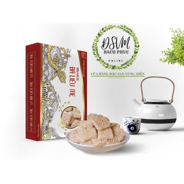 BÁNH KHÔ MÈ BÀ LIỀU MÈ TRẮNG HỘP 300G - ĐẶC SẢN ĐÀ NẴNG MUA LÀM QUÀ