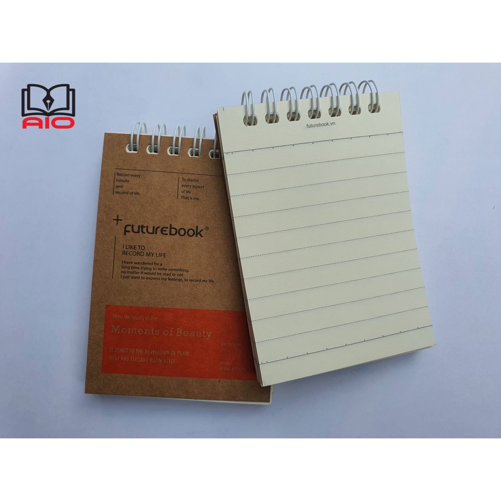 Sổ Lò Xo A5, A6, A7 85 Trang - Sổ Note Book (Ghi Nhớ) Lò Xo Futurebook - Sổ Tay Lò Xo Văn Phòng, Học Sinh