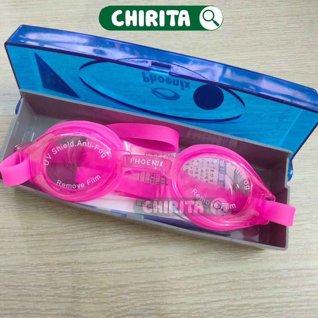 Kính Bơi Trẻ Em Cao Cấp 100% SILICON Mềm Mại - Mắt Kính Bơi Cho Bé Chống Tia UV Chống Mờ CHIRITA
