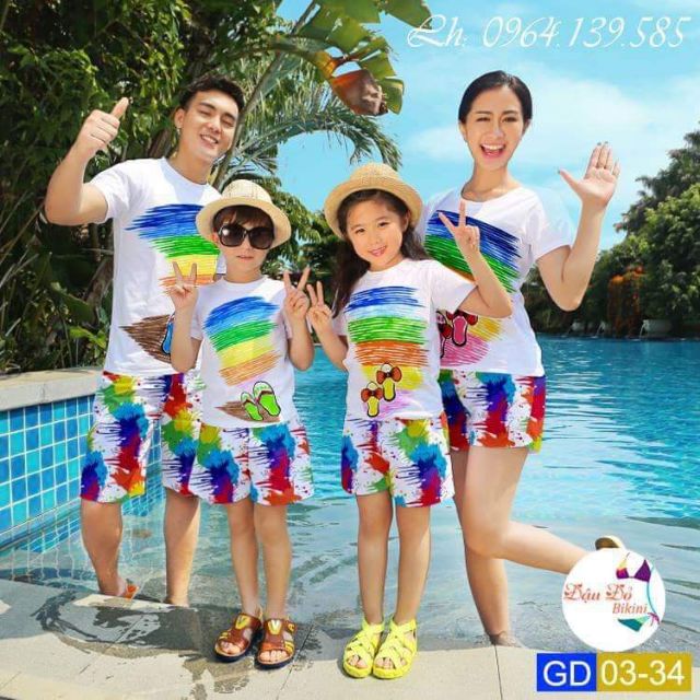 BỘ GIA ĐÌNH,BỘ NHÓM ĐI BIỂN CHẤT ĐẸP