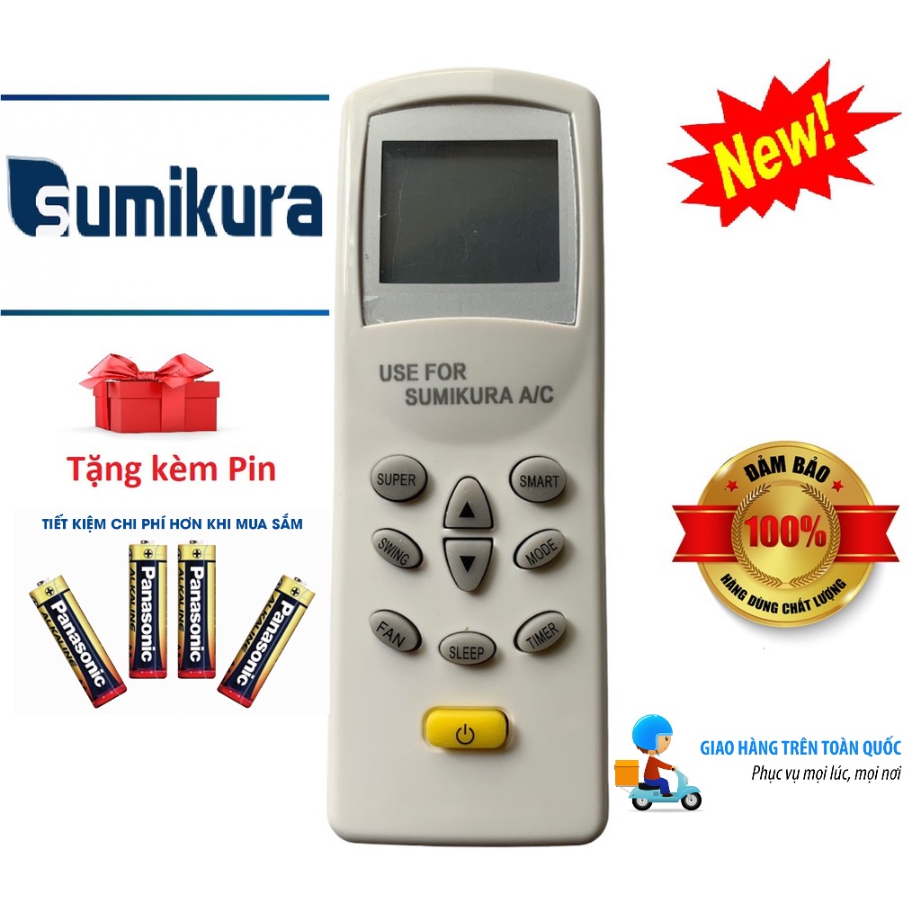Điều khiển điều hoà Sumikura 1 CHIỀU VÀ 2 CHIỀU