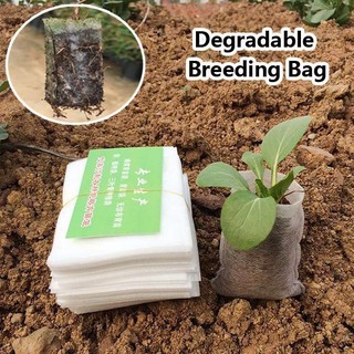 Combo 100 túi ươm hạt giống , Túi vải không dệt ươm hạt giống (8x10cm)