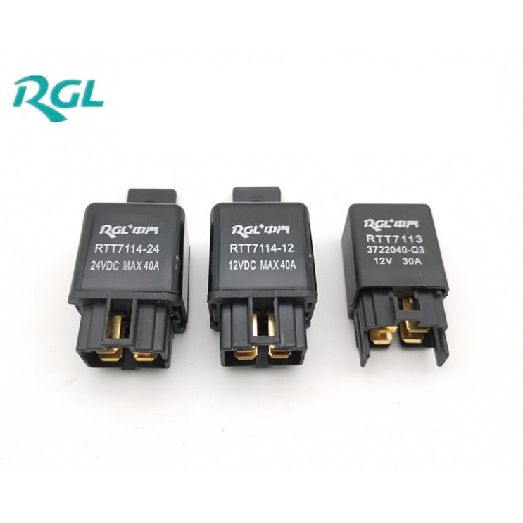 RELAY (ROLE) 4 CHÂN 12V 24V 40A,  4 CHÂN 12V 30A RGL