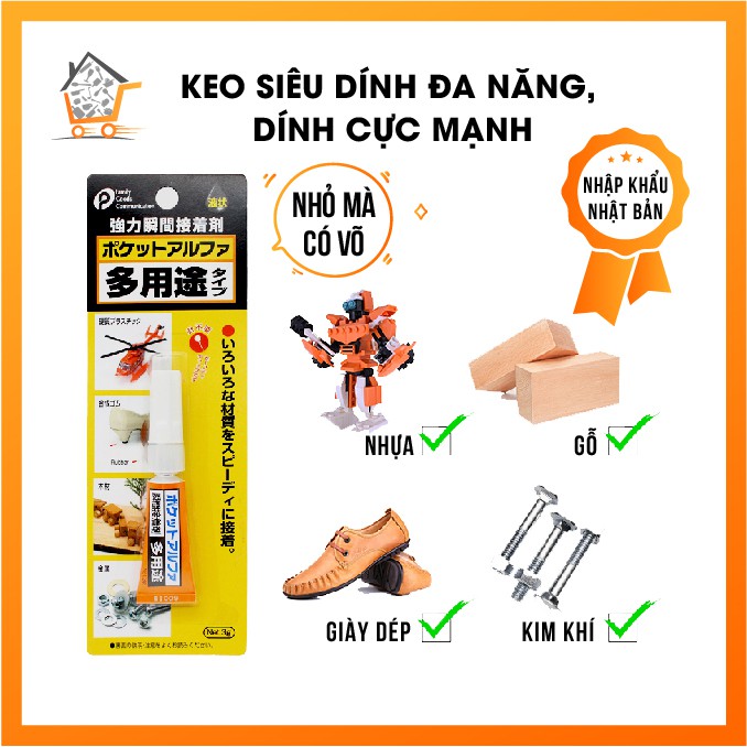 Keo siêu dính đa năng Nhật Bản⚡𝐂𝐮̛̣𝐜 𝐌𝐚̣𝐧𝐡⚡Siêu dính nhựa, gỗ, kim loại, dính giày, keo trong suốt khô nhanh