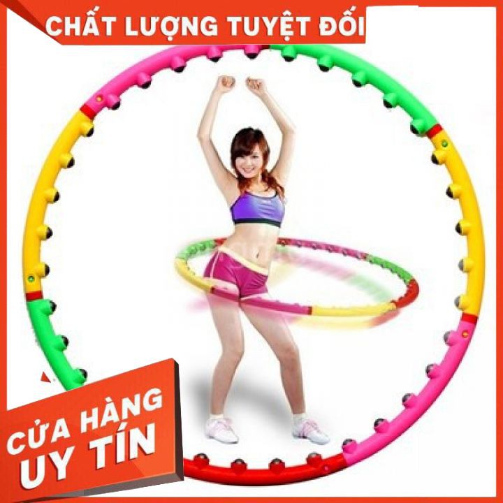 Vòng lắc eo [FREESHIP] Vòng lắc eo Massage Hoop bằng nhựa loại tốt NHẤT