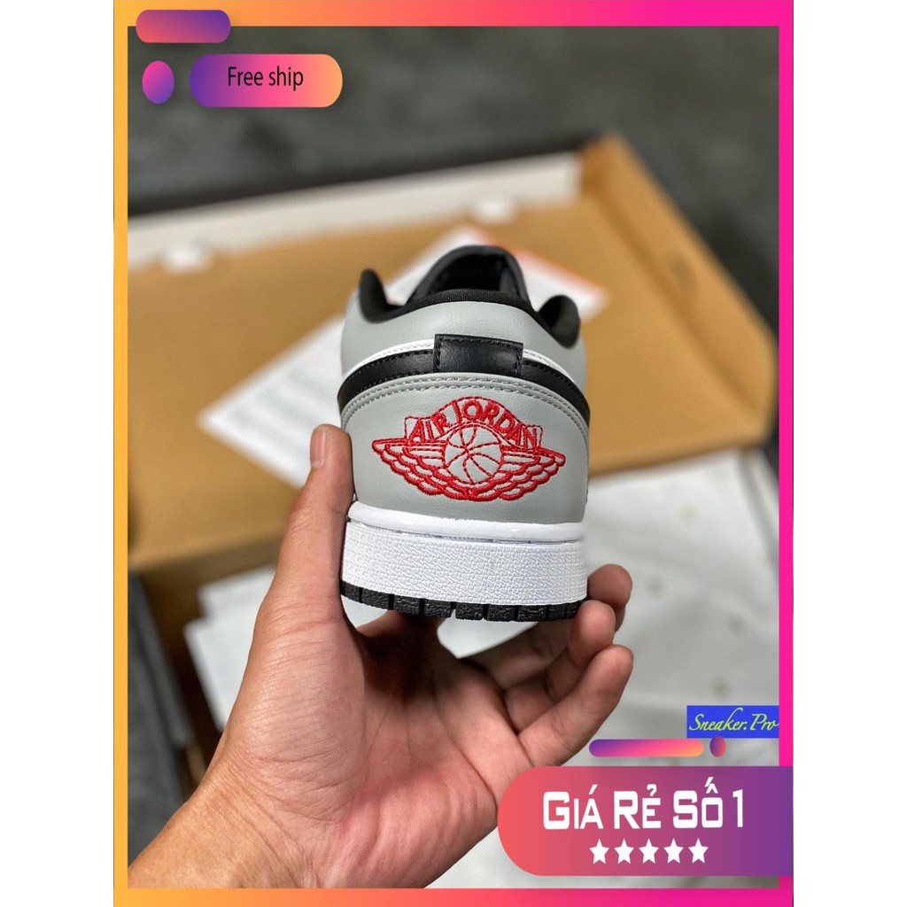 (FULL BOX) Giày thể thao Air Jordan 1 Low Light Smoke Grey siêu đẹp dành cho nam nữ | BigBuy360 - bigbuy360.vn