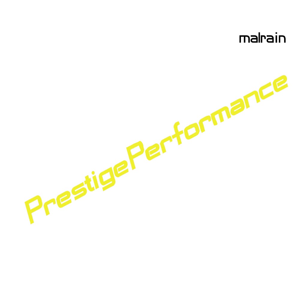 Nhãn dán trang trí xe ô tô hình chữ độc đáo phong cách cá tính