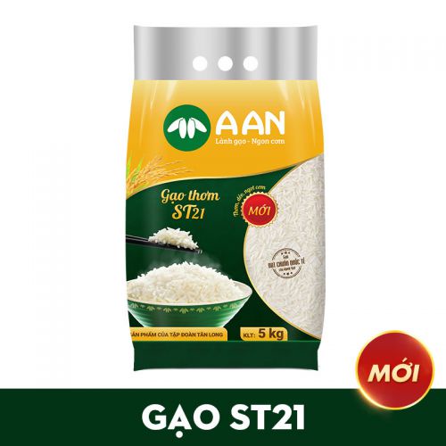Gạo Thơm #ST21 AAn Tuí 5kg - Đặc sản Sóc Trăng