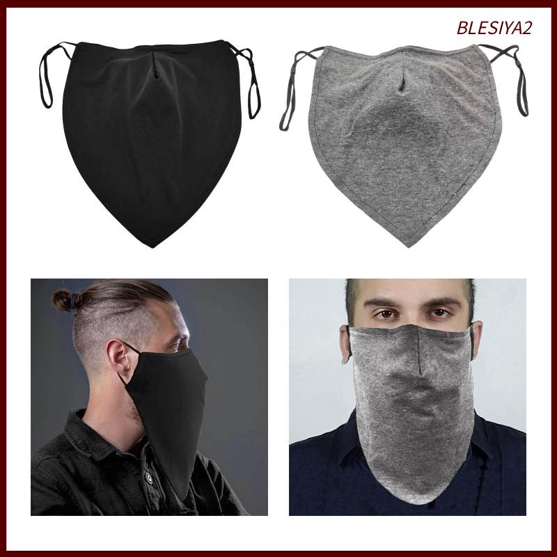 Set 2 Khẩu Trang Che Râu Chống Gió Bảo Vệ Cho Nam Giới