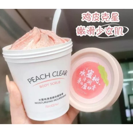 Kem Tẩy Tế Bào Chết Từ Trái Đào Body Peach Feotznw Peach Clear Body Scrub (200ml) Mola