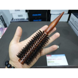 Lược Tròn Sấy Tóc Tạo Kiểu Chịu Nhiệt Cao, Lược Gỗ Có Gai Chuyên Sấy Tạo Kiểu Cho Thợ.(Ảnh thật)