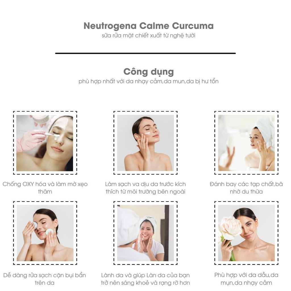 Sữa rửa mặt nghệ đánh bay mụn trứng cá dành cho da dầu Neutrogena Curcuma Clear,150ML | BigBuy360 - bigbuy360.vn